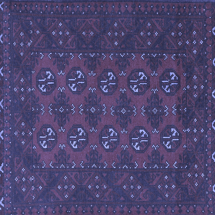Square Persian Blue Traditional Rug, tr2692blu