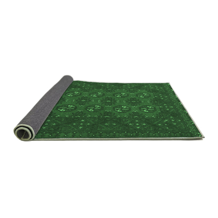 Sideview of Persian Emerald Green Traditional Rug, tr2692emgrn
