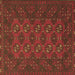 Square Persian Brown Traditional Rug, tr2692brn
