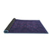 Sideview of Persian Blue Traditional Rug, tr2692blu