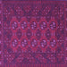 Square Persian Purple Traditional Rug, tr2692pur