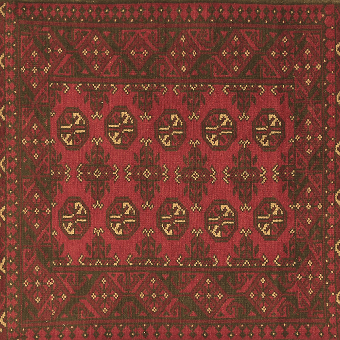 Square Machine Washable Persian Brown Traditional Rug, wshtr2692brn