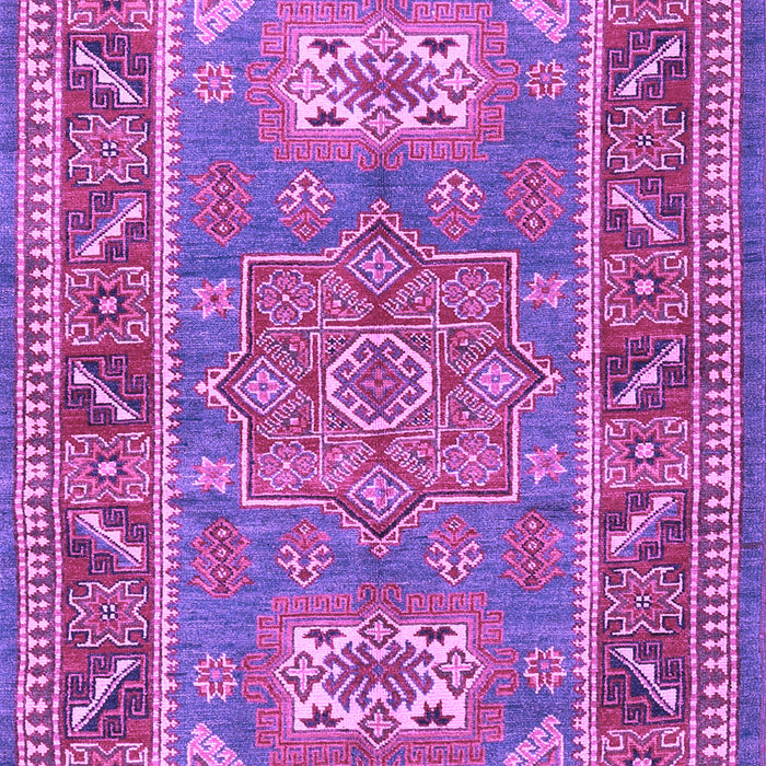 Geometric Purple Traditional Rug, tr2693pur