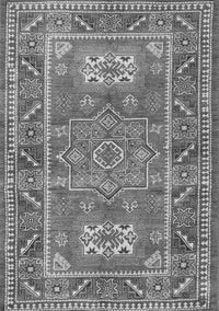 Geometric Gray Traditional Rug, tr2693gry