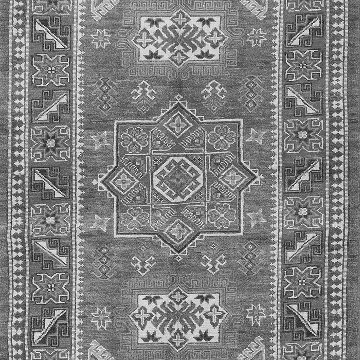 Geometric Gray Traditional Rug, tr2693gry