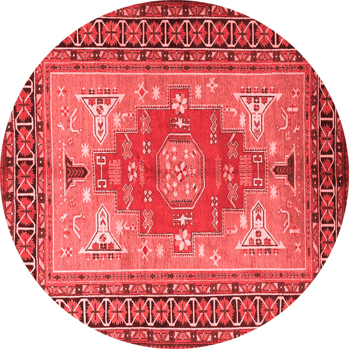 Machine Washable Persian Red Traditional Rug, wshtr2694red