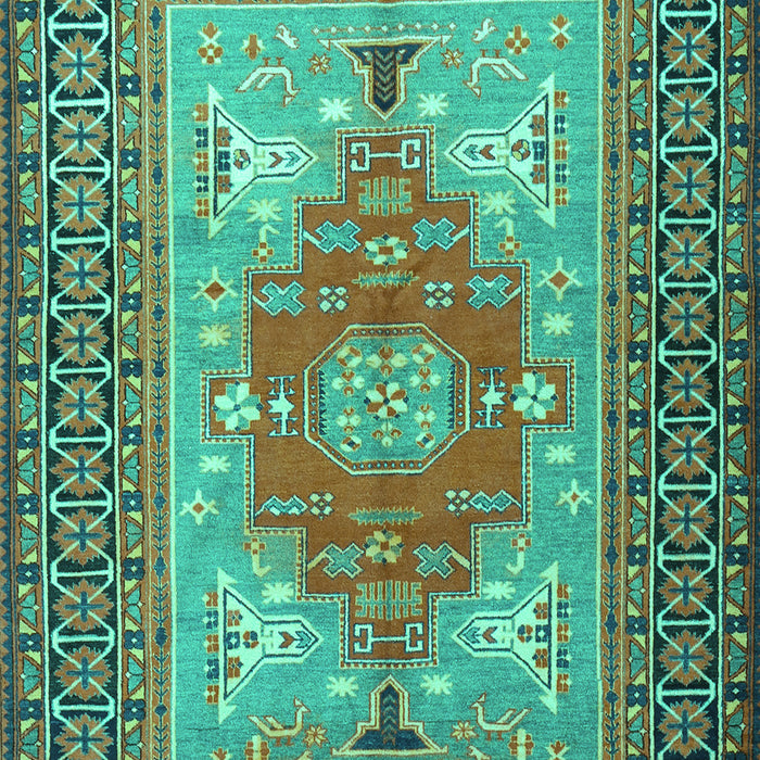 Persian Turquoise Traditional Rug, tr2694turq