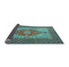 Sideview of Persian Light Blue Traditional Rug, tr2694lblu