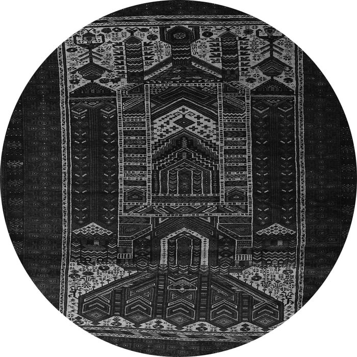 Square Persian Gray Traditional Rug, tr2695gry