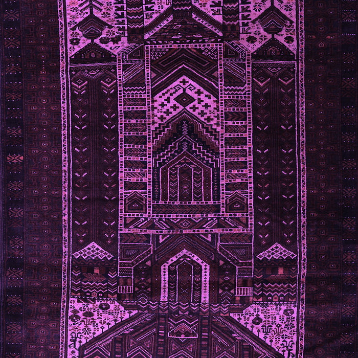 Machine Washable Persian Purple Traditional Area Rugs, wshtr2695pur