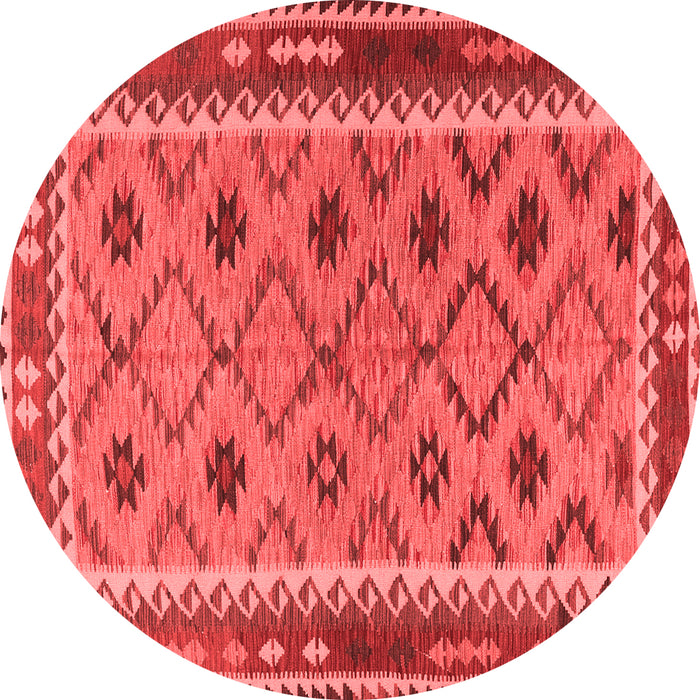 Machine Washable Southwestern Red Country Rug, wshtr2696red