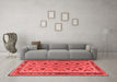 Country Red Washable Rugs