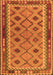 Southwestern Orange Country Rug, tr2696org