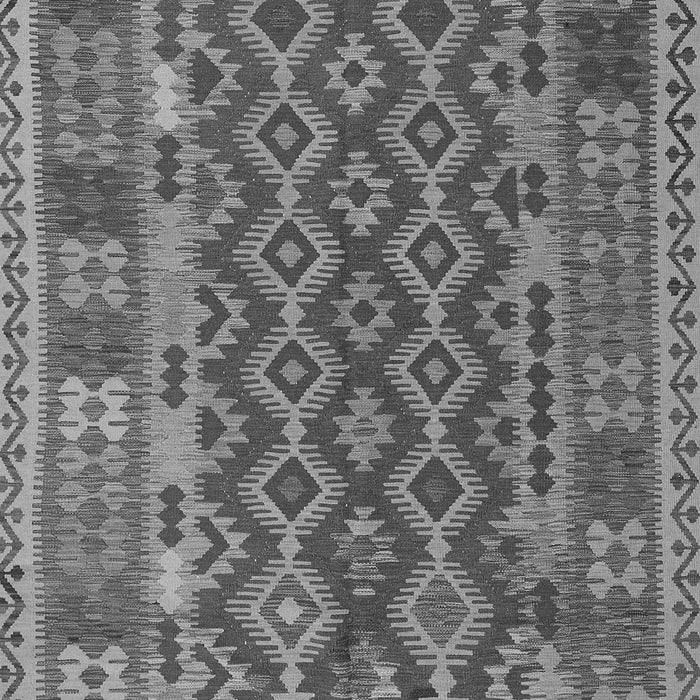 Serging Thickness of Machine Washable Persian Gray Traditional Rug, wshtr2697gry