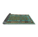 Sideview of Persian Light Blue Traditional Rug, tr2697lblu