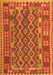 Persian Orange Traditional Rug, tr2697org