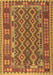 Machine Washable Persian Brown Traditional Rug, wshtr2697brn