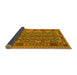Sideview of Persian Yellow Traditional Rug, tr2697yw