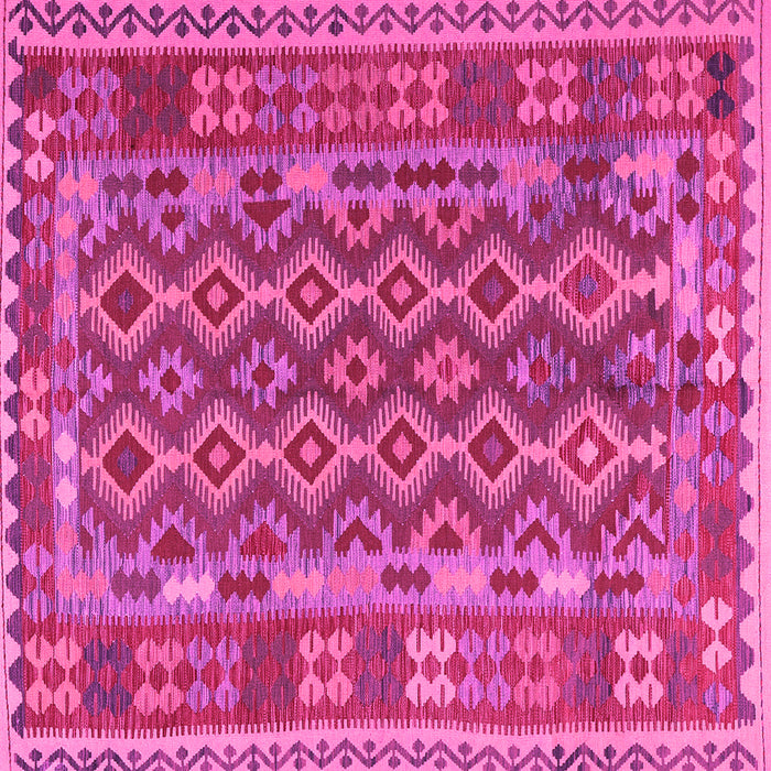 Square Persian Pink Traditional Rug, tr2697pnk