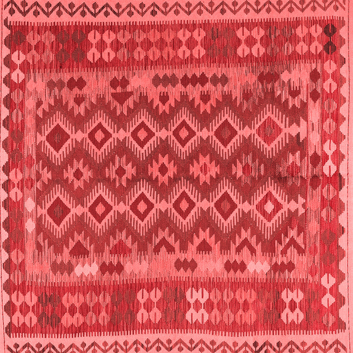 Machine Washable Persian Red Traditional Rug, wshtr2697red