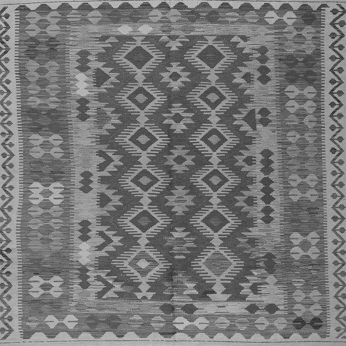 Round Machine Washable Persian Gray Traditional Rug, wshtr2697gry