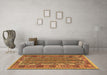 Machine Washable Persian Brown Traditional Rug in a Living Room,, wshtr2697brn