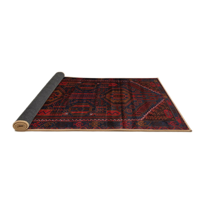 Sideview of Traditional Bakers Brown Persian Rug, tr2698