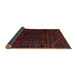 Sideview of Traditional Bakers Brown Persian Rug, tr2698