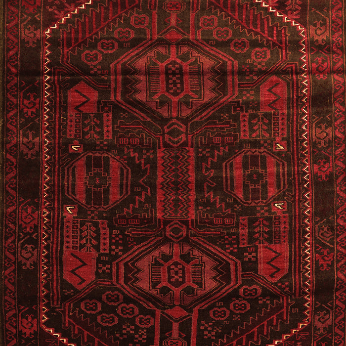 Serging Thickness of Machine Washable Persian Orange Traditional Area Rugs, wshtr2698org