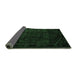 Sideview of Persian Emerald Green Traditional Rug, tr2698emgrn