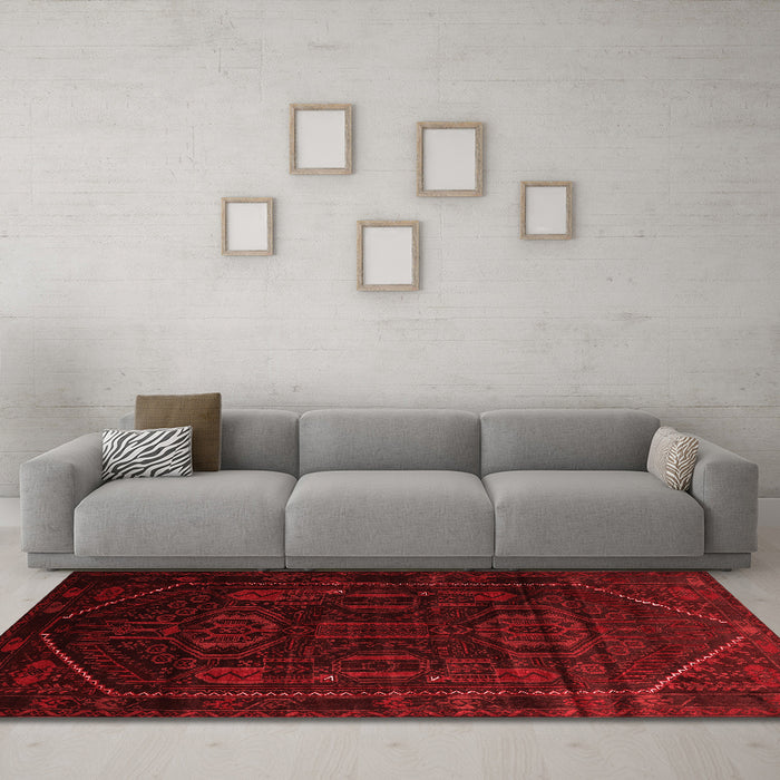 Traditional Red Washable Rugs