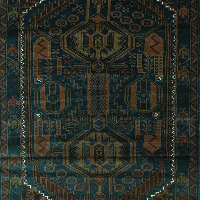 Persian Turquoise Traditional Rug, tr2698turq