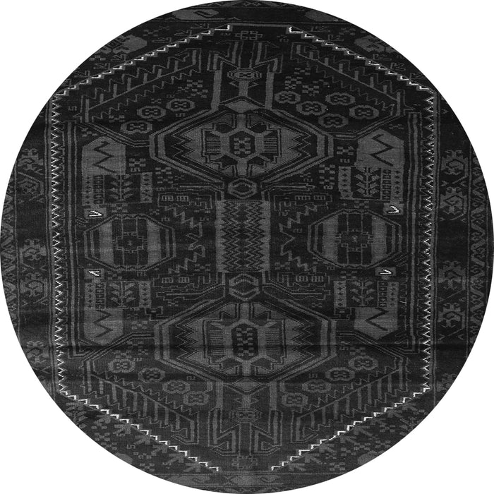 Machine Washable Persian Gray Traditional Rug, wshtr2698gry