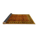 Sideview of Persian Yellow Traditional Rug, tr2699yw