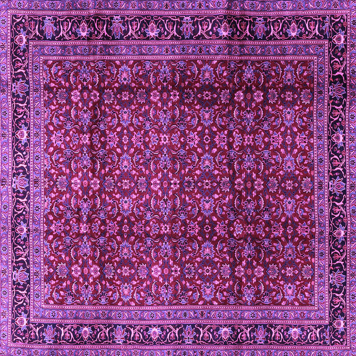 Square Persian Purple Traditional Rug, tr2699pur