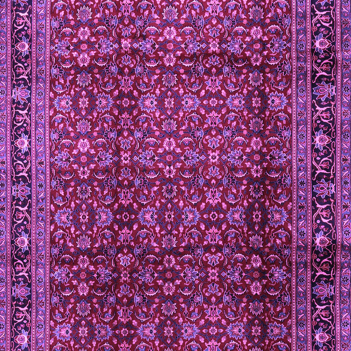 Machine Washable Persian Purple Traditional Area Rugs, wshtr2699pur