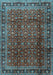 Persian Light Blue Traditional Rug, tr2699lblu