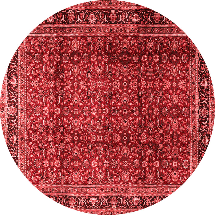 Machine Washable Persian Red Traditional Rug, wshtr2699red