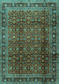 Persian Turquoise Traditional Rug, tr2699turq