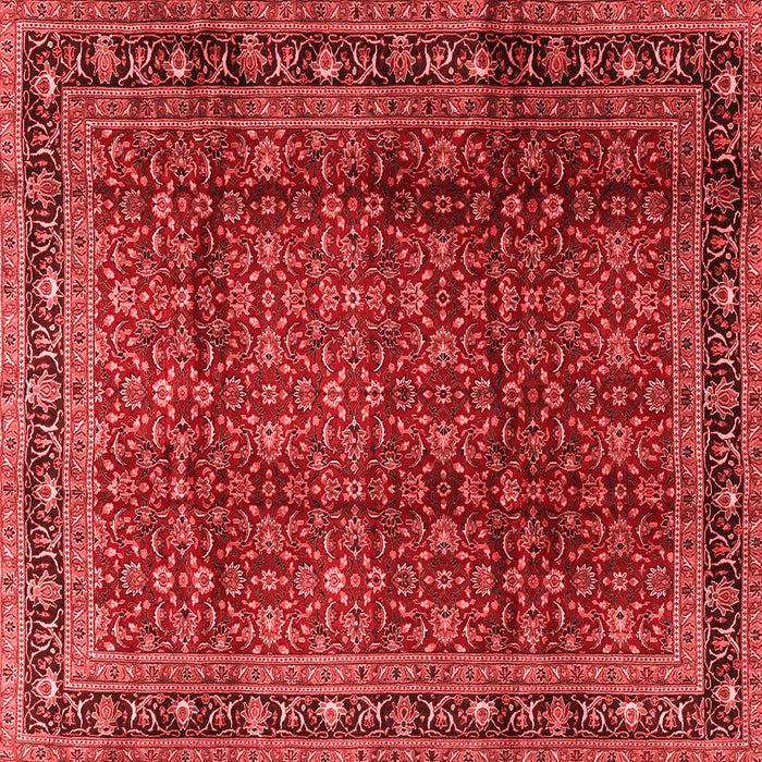 Machine Washable Persian Red Traditional Rug, wshtr2699red
