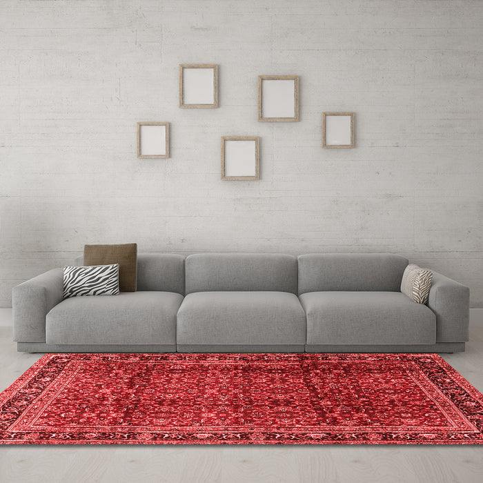 Traditional Red Washable Rugs