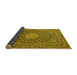 Sideview of Persian Yellow Traditional Rug, tr269yw