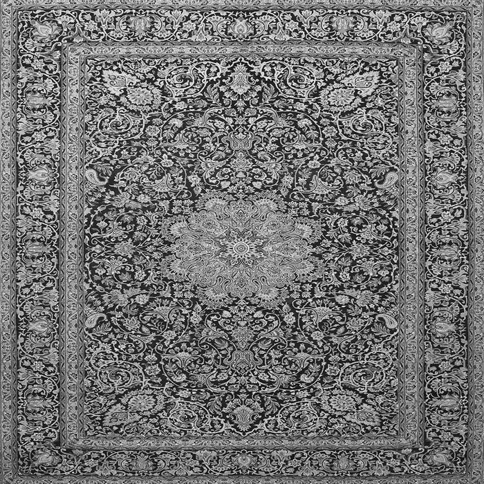 Serging Thickness of Persian Gray Traditional Rug, tr269gry