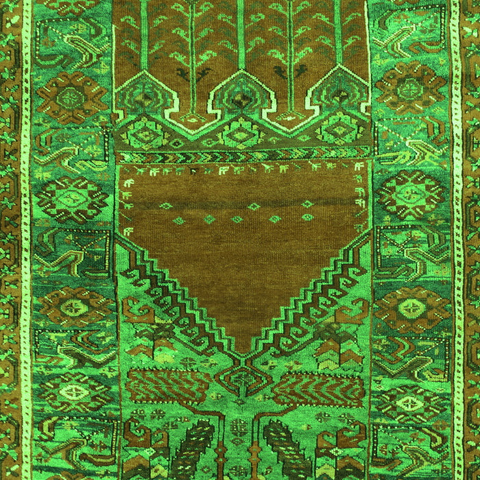Persian Green Traditional Rug, tr26grn