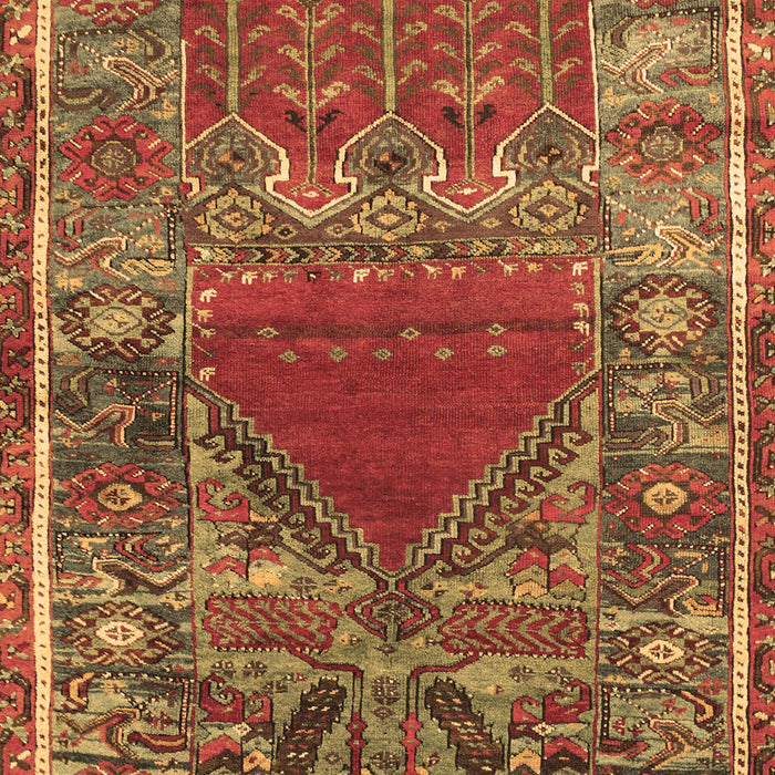 Machine Washable Persian Brown Traditional Rug, wshtr26brn
