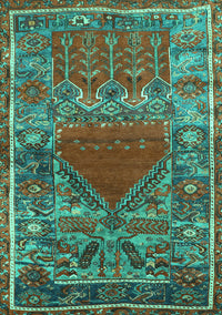 Persian Turquoise Traditional Rug, tr26turq