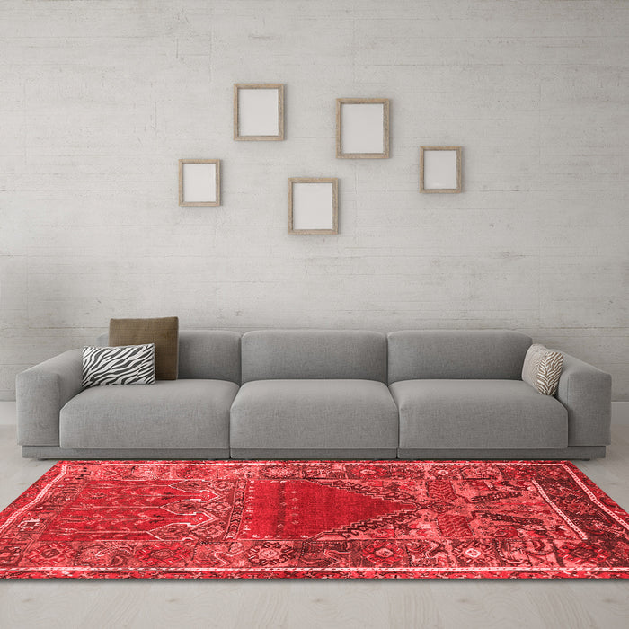 Traditional Red Washable Rugs