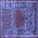 Square Persian Blue Traditional Rug, tr26blu