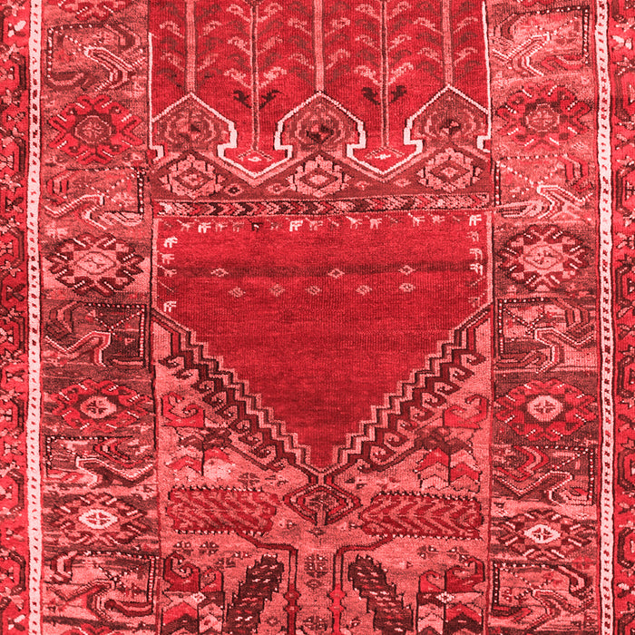 Machine Washable Persian Red Traditional Rug, wshtr26red