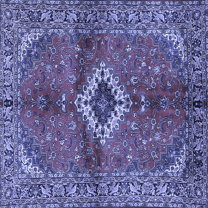 Square Persian Blue Traditional Rug, tr2700blu